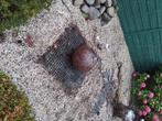 Waterornament bol, Tuin en Terras, Ophalen, Gebruikt, Beton, Waterornament