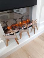 Teakhouten decoratie hertjes nieuw, Ophalen of Verzenden, Nieuw