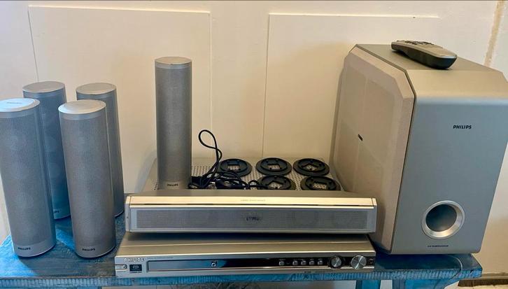 Philips Home Entertainment Systeem 5.1, Audio, Tv en Foto, Home Cinema-sets, Gebruikt, Dvd-speler, 5.1-systeem, 40 tot 70 watt