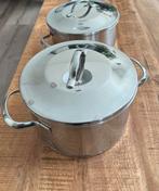 2 pannen WMF RVS, Huis en Inrichting, Keuken | Potten en Pannen, Gebruikt, Pannenset, Ophalen of Verzenden, Rvs