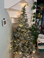 Black box kerstboom besneeuwd met lampjes inclusief doos, Ophalen of Verzenden, Zo goed als nieuw