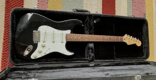 93-94 Fender Japan MIJ Stratocaster Black, Muziek en Instrumenten, Snaarinstrumenten | Gitaren | Elektrisch, Gebruikt, Solid body