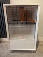 Hamsterkooi kast wit met lade, Ophalen, Gebruikt, 60 tot 90 cm, Minder dan 75 cm