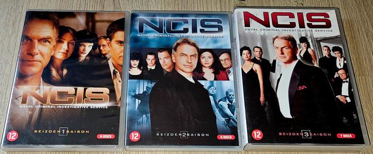 NCIS - Seizoen 1 t/m 3 - 18 DVDs, Cd's en Dvd's, Dvd's | Tv en Series, Zo goed als nieuw, Actie en Avontuur, Boxset, Vanaf 12 jaar