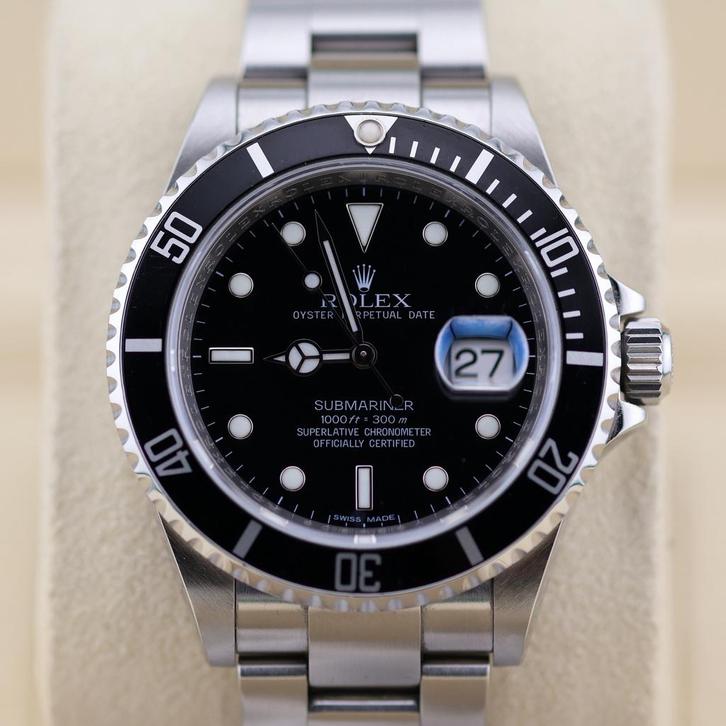 Rolex Submariner 40mm – Ref. 16610 – 2010 - full set, Sieraden, Tassen en Uiterlijk, Horloges | Heren, Zo goed als nieuw, Ophalen