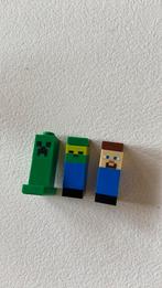 Lego minicraft minifiguren micro min001 min002 min005, Ophalen of Verzenden, Zo goed als nieuw