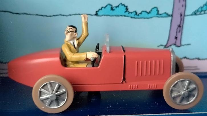 Bugatti Type 37 Sport 1926 Kuifje in Amerika 1:43 Herge Pol, Hobby en Vrije tijd, Modelauto's | 1:43, Zo goed als nieuw, Auto