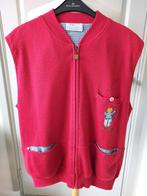 Giuliano mouwloos vest wol free size, Ophalen of Verzenden, Zo goed als nieuw, Rood, Overige maten