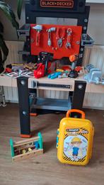 Speelgoed Werkbank met Extra Gereedschap, Ophalen, Zo goed als nieuw, Jongen of Meisje