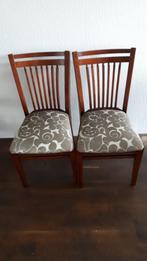 2 mooie eetkamer stoelen, Ophalen, Gebruikt, Twee, Bruin