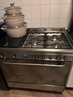 Smeg gasfornuis, Witgoed en Apparatuur, Fornuizen, Gebruikt, Hete lucht, 60 cm of meer, Ophalen of Verzenden