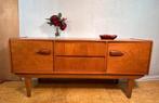 Gratis bezorging!Mid century retro vintage teak dressoir1960, Huis en Inrichting, Kasten | Dressoirs, Gebruikt, -, -, 150 tot 200 cm