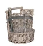 Mand tuingereedschapskorf wilgentenen, Huis en Inrichting, Woonaccessoires | Schalen en Manden, Verzenden, Nieuw, Overige vormen