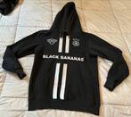 Originele Black Bananas hoodie S wit grijze details en print, Zwart, Ophalen of Verzenden, Zo goed als nieuw, Black Bananas