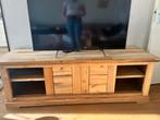 Houten TV Kast met Lade en Schuifdeuren, Ophalen, Gebruikt, 150 tot 200 cm, Minder dan 100 cm