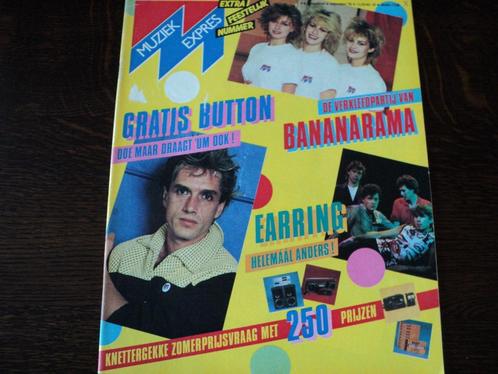 Muziek magazine MUZIEK EXPRES '82 Hazes-Doe Maar-Earring, Boeken, Tijdschriften en Kranten, Zo goed als nieuw, Muziek, Film of Tv