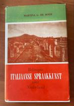 Beknopte Italiaanse spraakkunst voor Nederland igs, Gelezen, Martina G de Boer, Alpha, HBO