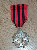 Belgische Burgerlijke Decoratie lange dienst medaille (2), Postzegels en Munten, Penningen en Medailles, Ophalen of Verzenden