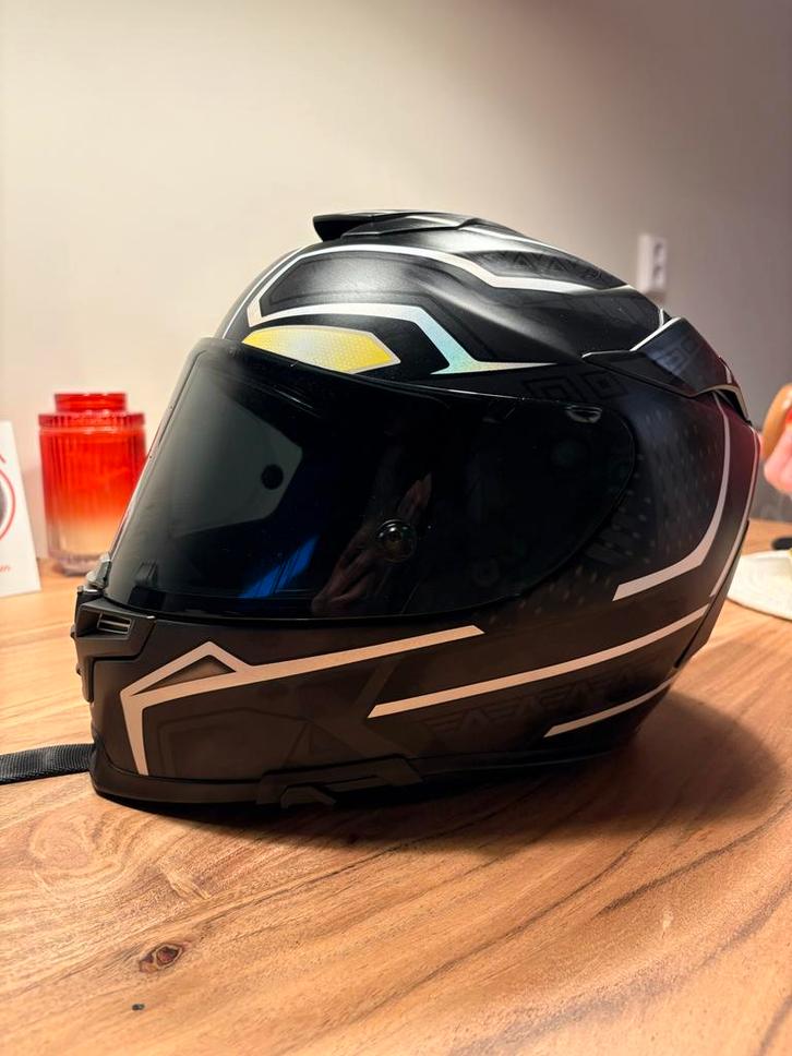 HJC RPHA-70 Black Panther Maat M, Motoren, Kleding | Motorhelmen, Heren, Integraalhelm, M, HJC, Tweedehands, Ophalen of Verzenden