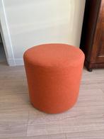 noo ma Folk Poef - Terracotta/oranje, Ophalen, Minder dan 50 cm, Rond, Minder dan 50 cm