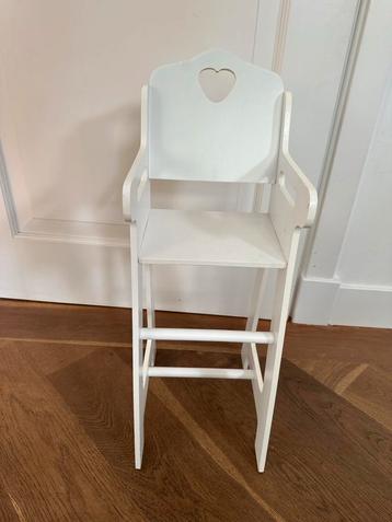Witte Houten Poppenstoel - ZGAN beschikbaar voor biedingen