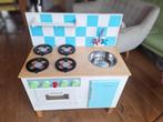 Houten keukentje speelkeuken inclusief veel keukengerei, Ophalen, Gebruikt