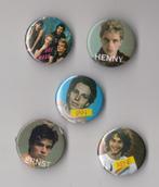Doe Maar buttons Henny Jan Rene Ernst, Verzamelen, Speldjes, Pins en Buttons, Gebruikt, Niet vindbaar, Niet vindbaar, Speldje of Pin