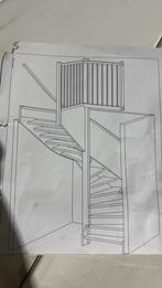 Trappen rechtsom naar boven 285 hoog, Doe-het-zelf en Verbouw, Ophalen, 2 tot 4 meter