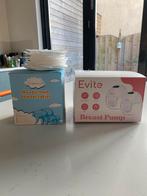 Evite elektrische draadloze borstkolf incl moedermelkzakjes, Ophalen of Verzenden, Zo goed als nieuw, Borstkolf