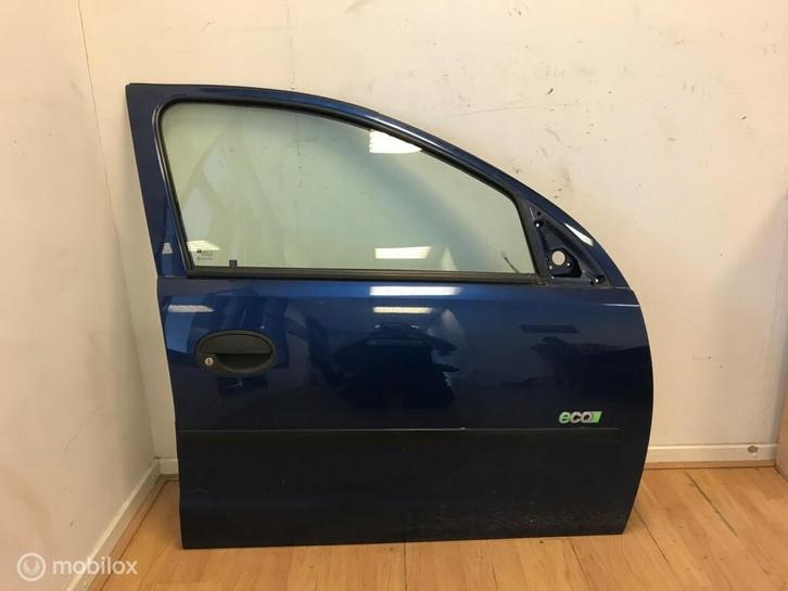 Opel Corsa C ('00-'06) 3-DRS Portier Deur Rechtsvoor Z10B, Auto-onderdelen, Carrosserie en Plaatwerk, Deur, Opel, Voor, Rechts