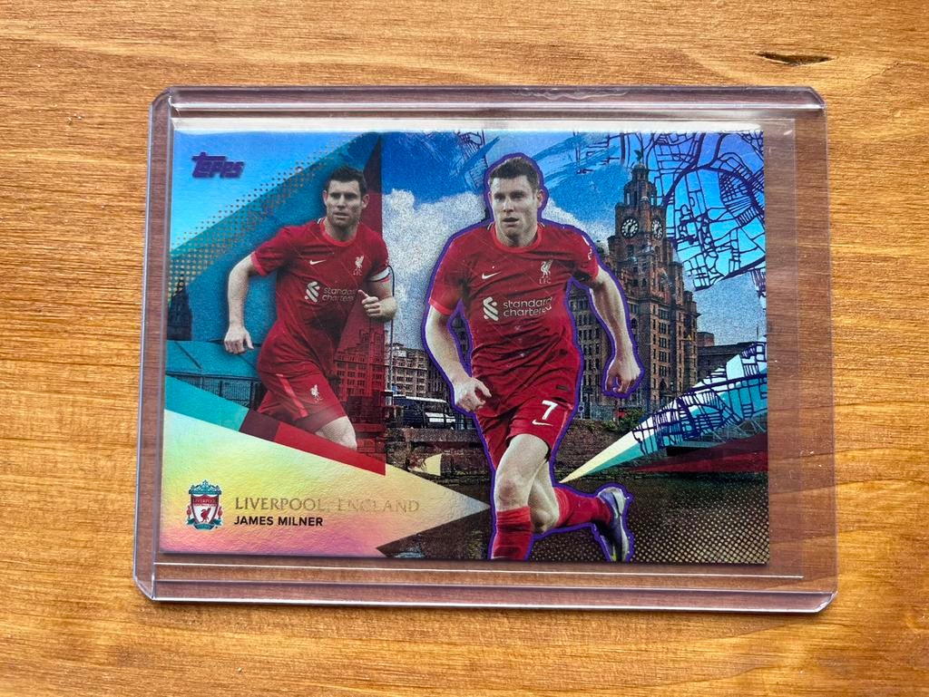 James Milner Topps Liverpool 05/15 genummerde kaart, Ophalen of Verzenden, Zo goed als nieuw, Plaatje