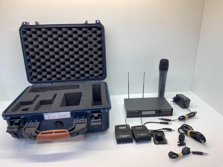 SENNHEISER EK100 G2 D (zendeer+ontvanger+Reciever+Lavalier), Muziek en Instrumenten, Microfoons, Gebruikt, Overige typen, Draadloos