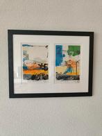 Theo Koster - 2 zeefdrukken in 1 lijst, Ophalen