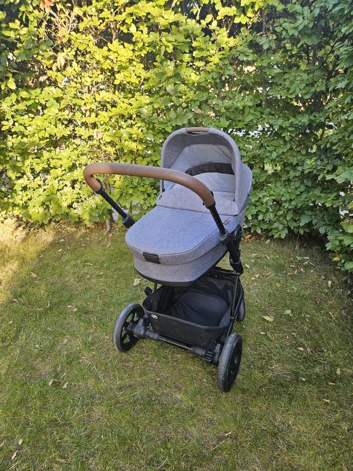 Easywalker Harvey 2 - exclusive grey / 3-in-1 wagen, Kinderen en Baby's, Kinderwagens en Combinaties, Zo goed als nieuw, Combiwagen