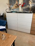 Malm lade kasten IKEA 2 wit. 2 Houtkleur deze met glasplaat, Huis en Inrichting, Kasten | Ladekasten, Minder dan 100 cm, 25 tot 50 cm
