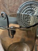 Riverdale smoke windlicht incl.glashaak kandelaar, Ophalen of Verzenden, Zo goed als nieuw, Metaal, Minder dan 25 cm