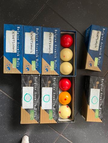 belgian aramith balls  beschikbaar voor biedingen