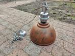 Plafond Lamp, Ophalen, Gebruikt, Metaal, Industrieel