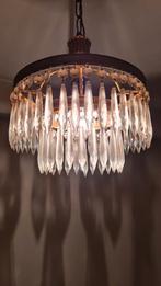 Kristal ganglamp hanglamp kroonluchter klassiek empire stijl, Huis en Inrichting, Lampen | Kroonluchters, Ophalen of Verzenden