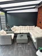 Complete Tuinset met opbergbox, Ophalen, Kunststof, Gebruikt, 7 zitplaatsen
