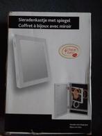 NIEUW sieradenkastje met spiegel, Ophalen of Verzenden, Nieuw
