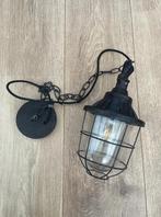 Industriele hanglamp zwart, Ophalen of Verzenden, Zo goed als nieuw, Metaal, Industrieel