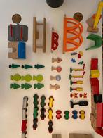 Houten Treinset, Kinderen en Baby's, Speelgoed | Houten speelgoed, Ophalen, Gebruikt