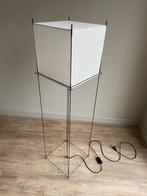 Lotek lamp, zwart frame, witte doek, Ophalen, Zo goed als nieuw, Metaal, 100 tot 150 cm