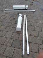 Wit deur rolluik  handbediend   110 breed x 245 hoog, Ophalen, Gebruikt, 200 cm of meer, Minder dan 100 cm