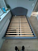 Ikea bed anderhalf persoons/ 2 persoonsbed twijfelaar, Huis en Inrichting, Ophalen, Blauw, 140 cm, Zo goed als nieuw