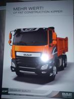 DAF CF FAT Construction Kipper brochure/folder 2016 Duits, Overige merken, Ophalen of Verzenden, Zo goed als nieuw