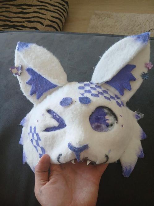 Therian mask, Hobby en Vrije tijd, Kostuums, Theaterbenodigdheden en LARP, Zo goed als nieuw, Ophalen of Verzenden