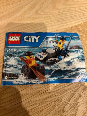 Lego City Bandontsnapping 60126 Compleet met Boekje beschikbaar voor biedingen