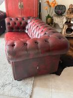 Chesterfield bank 2 zits, Huis en Inrichting, Banken | Sofa's en Chaises Longues, Ophalen, Zo goed als nieuw, 75 tot 100 cm, 200 tot 250 cm
